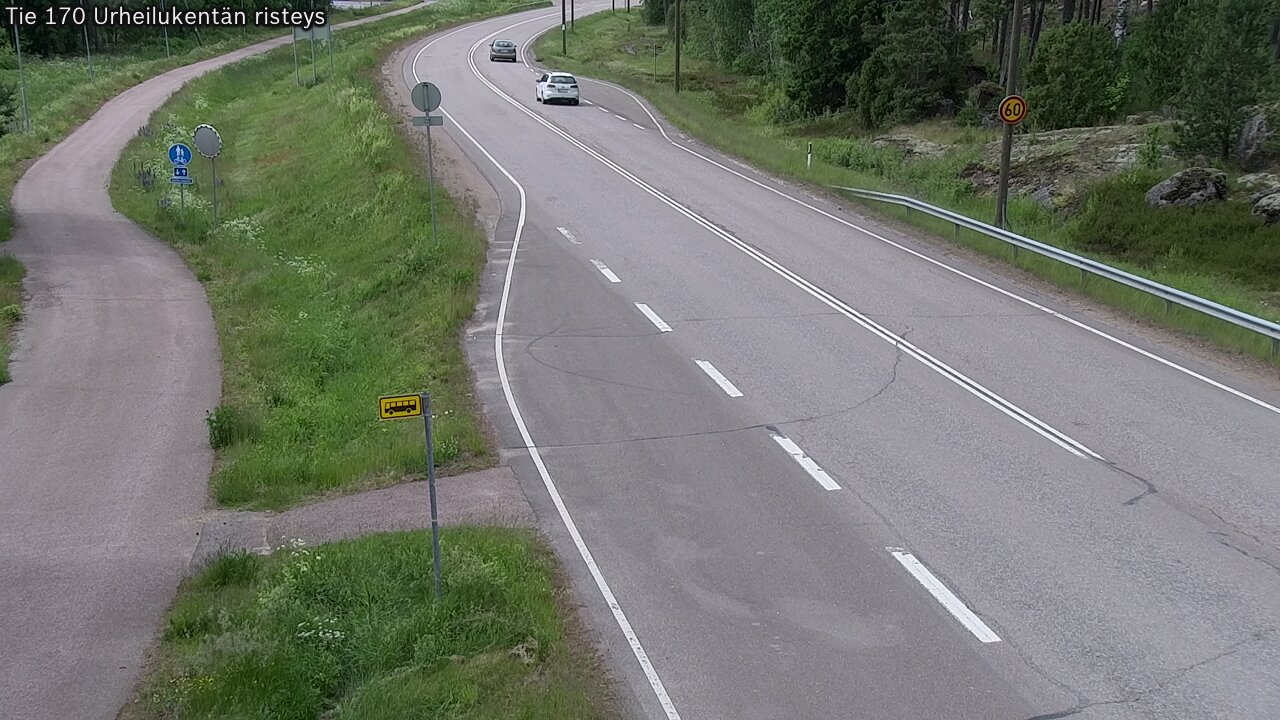 Kelikamerat Kuva Tie 170 Virolahti Urheilukentän risteys, Virolahti, Kymenlaakso