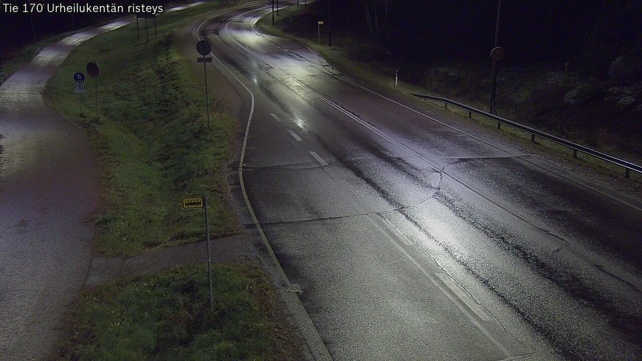 Kelikamerat Kuva Tie 170 Virolahti Urheilukentän risteys, Virolahti, Kymenlaakso