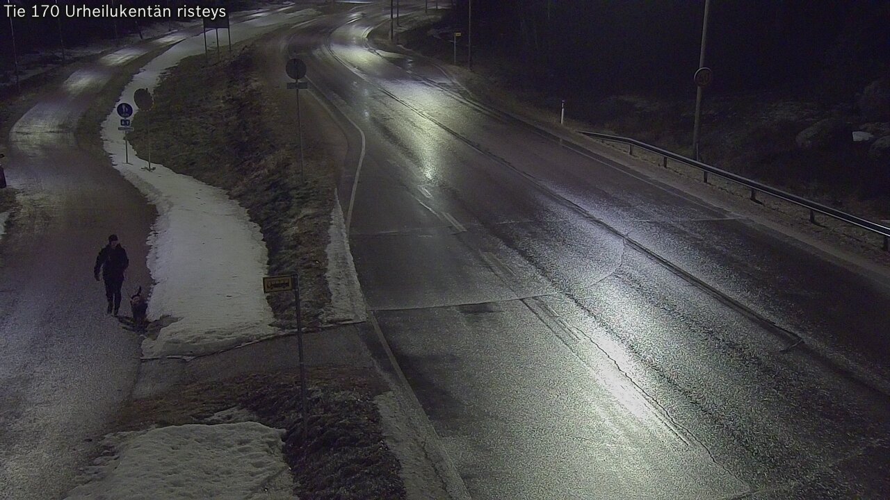 Kelikamerat Kuva Tie 170 Virolahti Urheilukentän risteys, Virolahti, Kymenlaakso