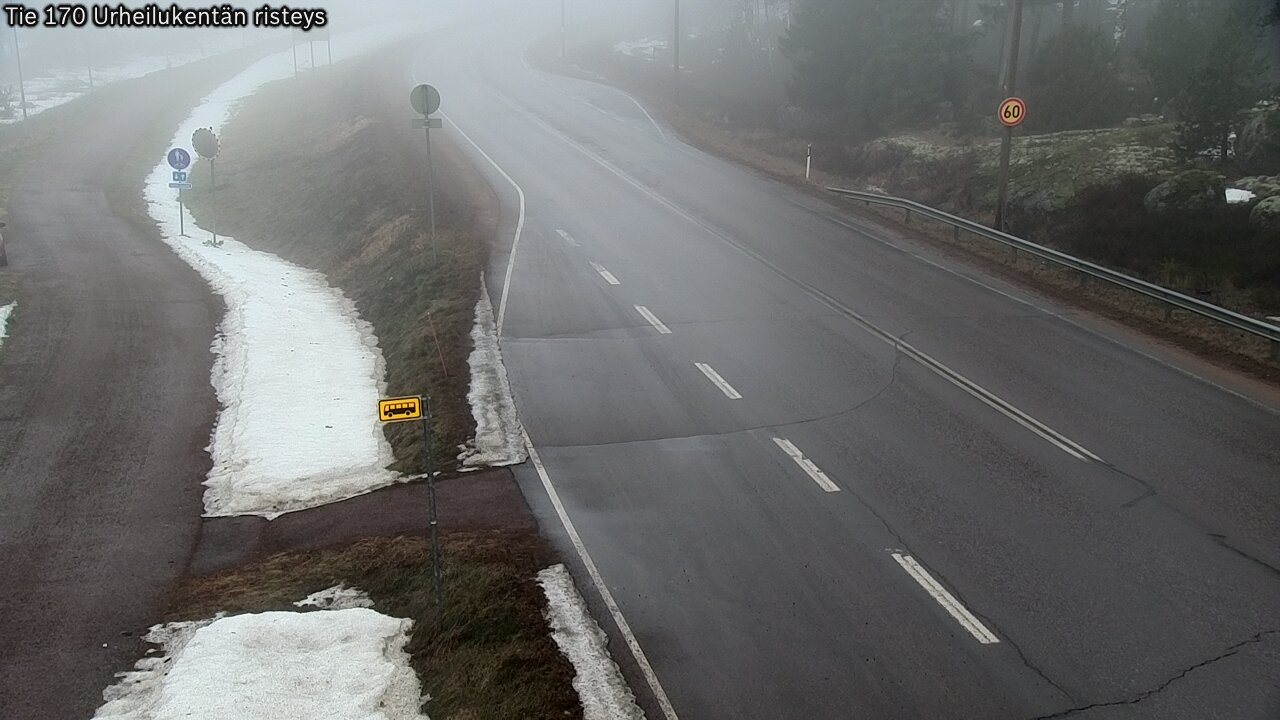 Kelikamerat Kuva Tie 170 Virolahti Urheilukentän risteys, Virolahti, Kymenlaakso