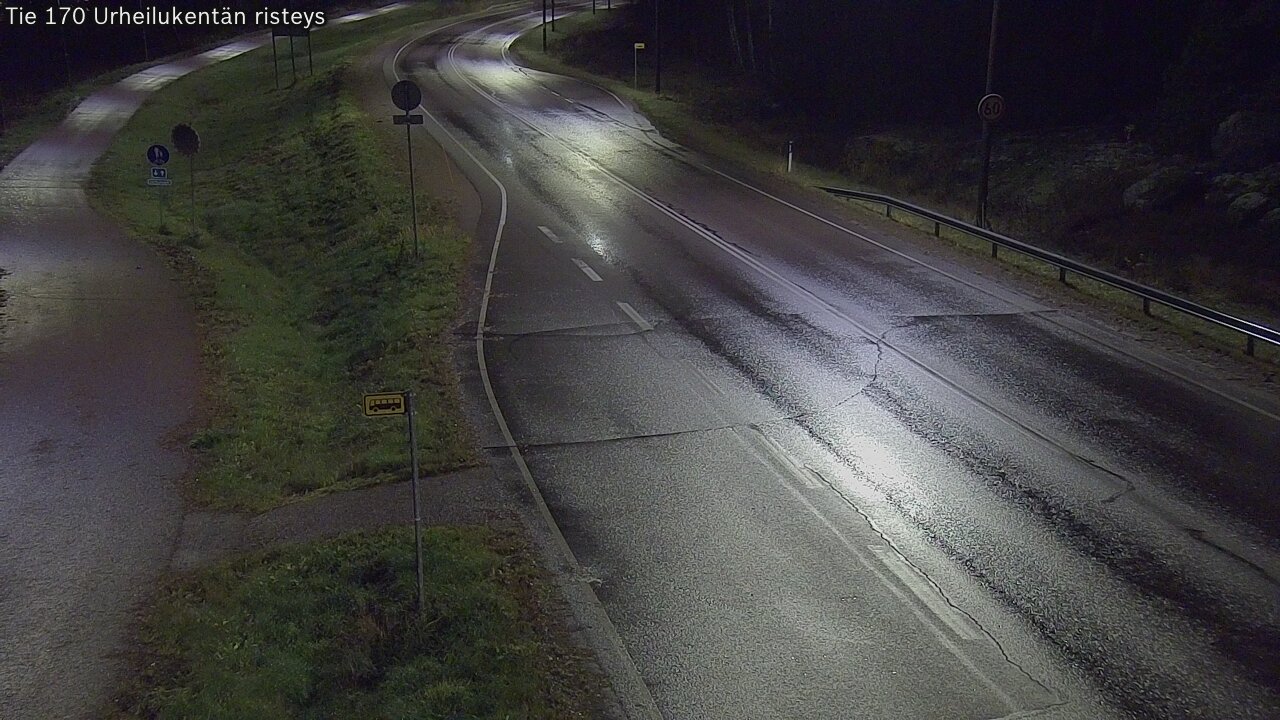 Kelikamerat Kuva Tie 170 Virolahti Urheilukentän risteys, Virolahti, Kymenlaakso