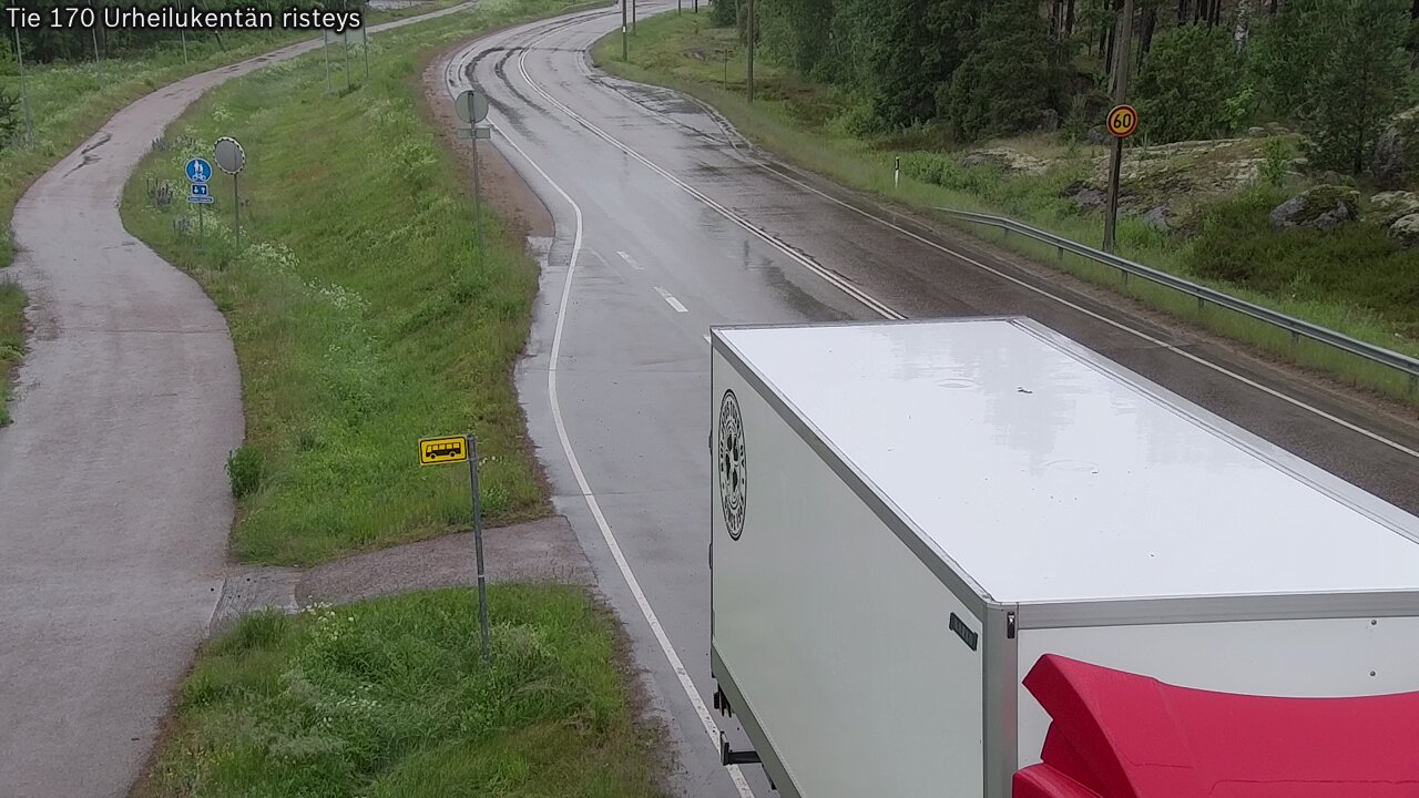 Kelikamerat Kuva Tie 170 Virolahti Urheilukentän risteys, Virolahti, Kymenlaakso