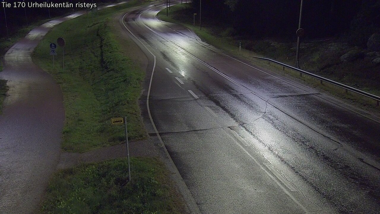 Kelikamerat Kuva Tie 170 Virolahti Urheilukentän risteys, Virolahti, Kymenlaakso