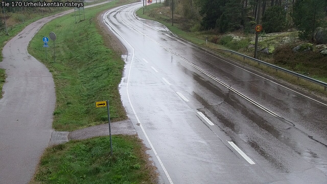 Kelikamerat Kuva Tie 170 Virolahti Urheilukentän risteys, Virolahti, Kymenlaakso