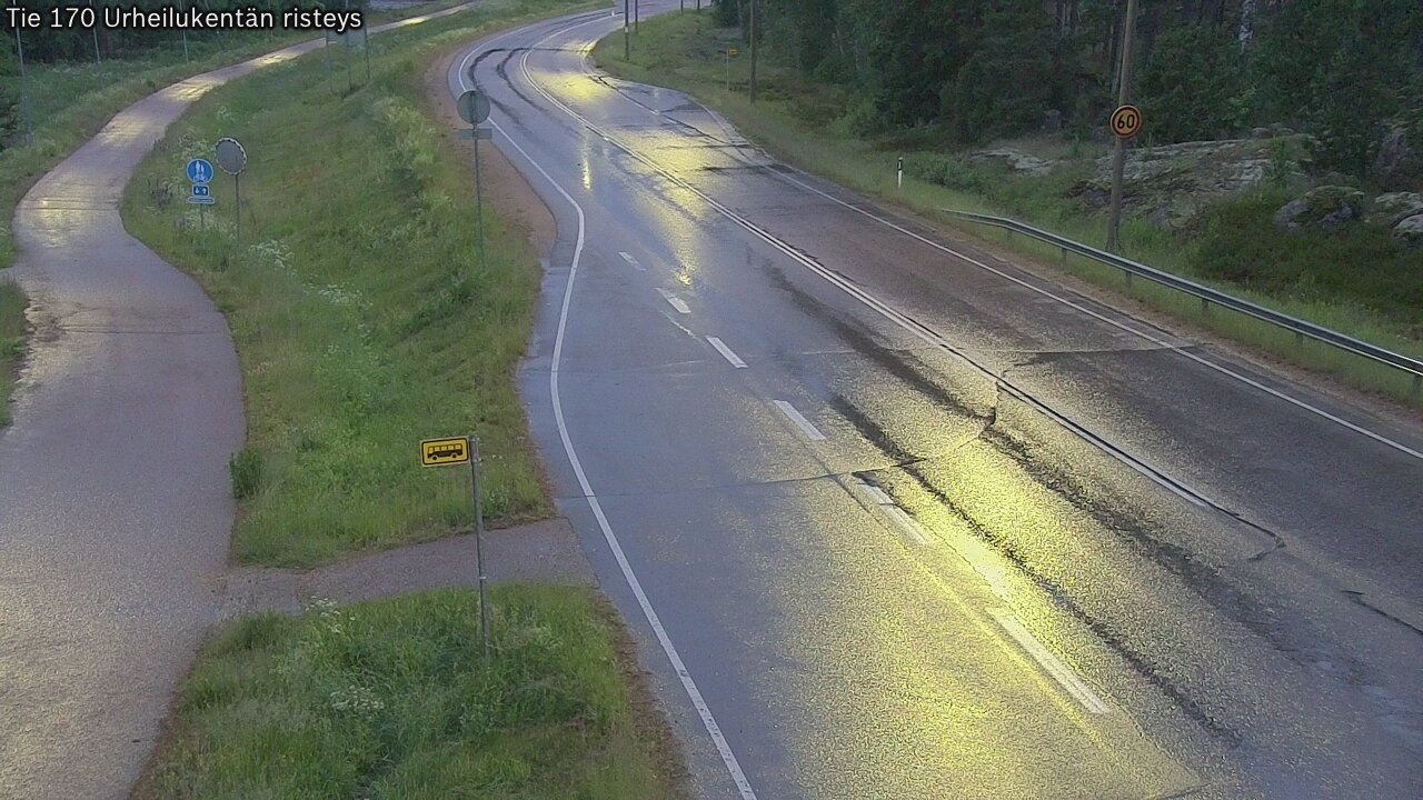 Kelikamerat Kuva Tie 170 Virolahti Urheilukentän risteys, Virolahti, Kymenlaakso