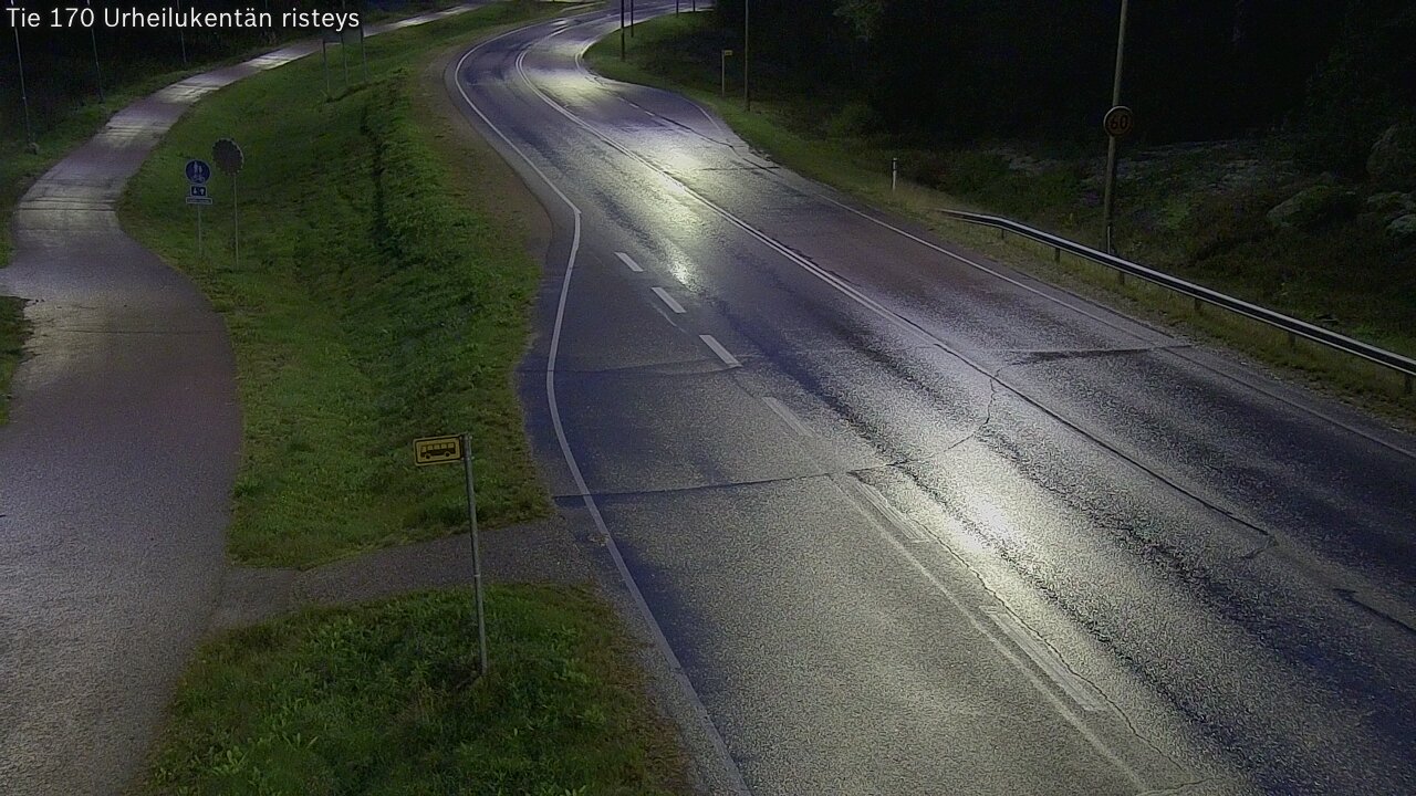 Kelikamerat Kuva Tie 170 Virolahti Urheilukentän risteys, Virolahti, Kymenlaakso
