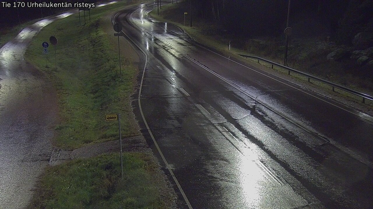 Kelikamerat Kuva Tie 170 Virolahti Urheilukentän risteys, Virolahti, Kymenlaakso