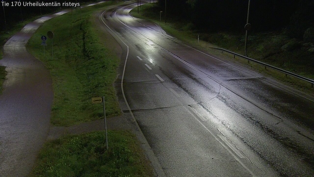 Kelikamerat Kuva Tie 170 Virolahti Urheilukentän risteys, Virolahti, Kymenlaakso