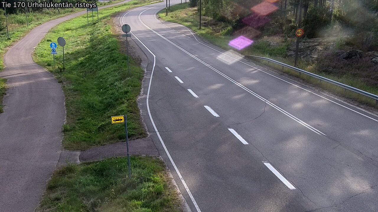Kelikamerat Kuva Tie 170 Virolahti Urheilukentän risteys, Virolahti, Kymenlaakso