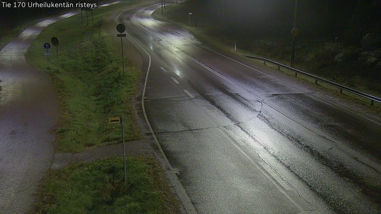 Kelikamerat Kuva Tie 170 Virolahti Urheilukentän risteys, Virolahti, Kymenlaakso