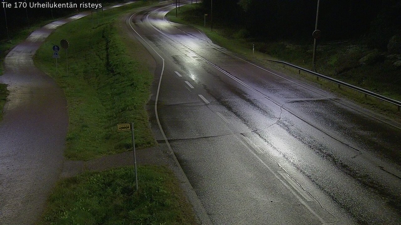 Kelikamerat Kuva Tie 170 Virolahti Urheilukentän risteys, Virolahti, Kymenlaakso