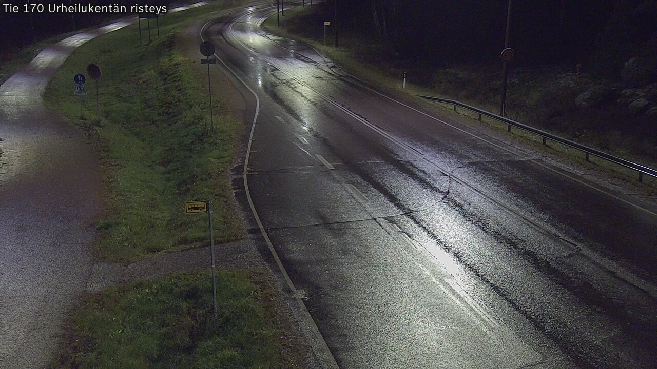 Kelikamerat Kuva Tie 170 Virolahti Urheilukentän risteys, Virolahti, Kymenlaakso