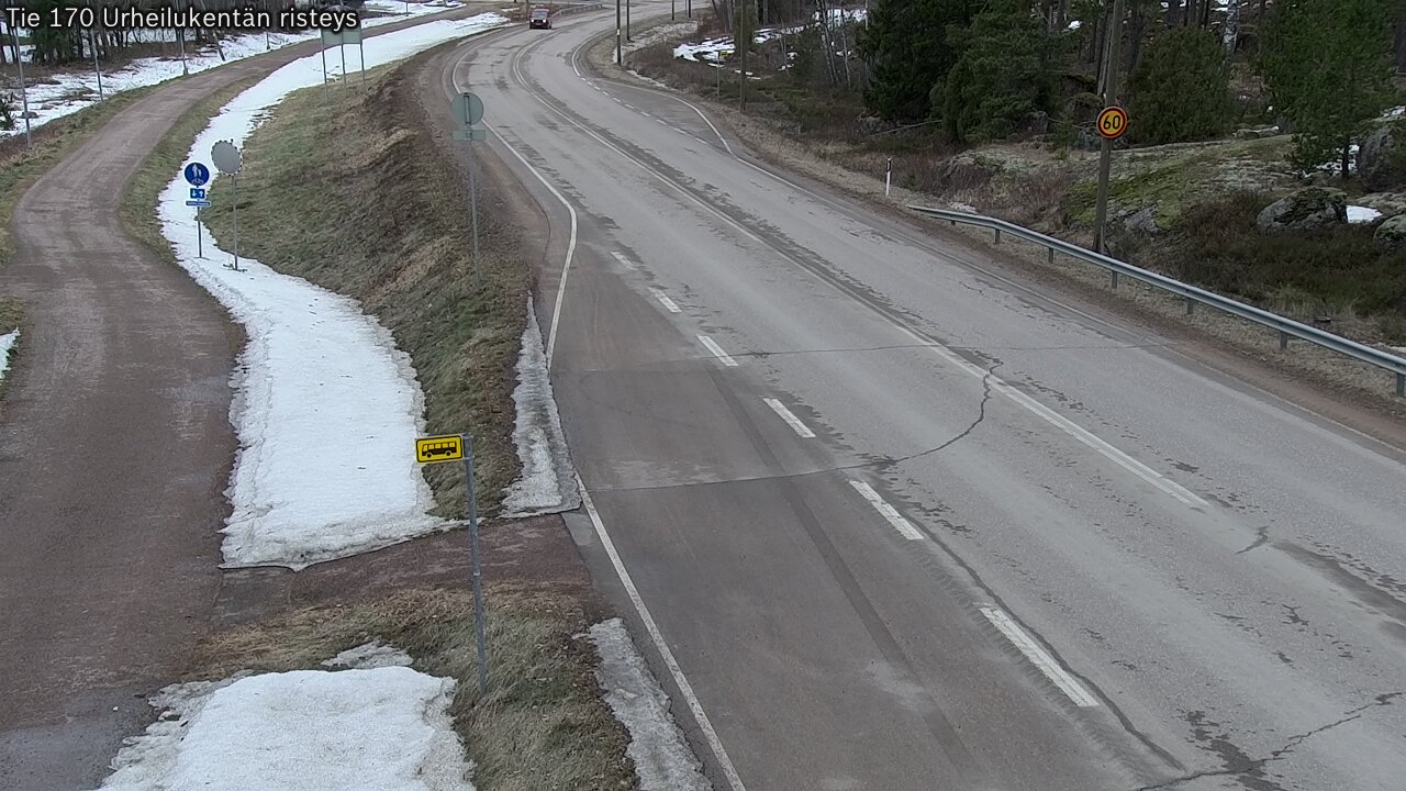 Kelikamerat Kuva Tie 170 Virolahti Urheilukentän risteys, Virolahti, Kymenlaakso