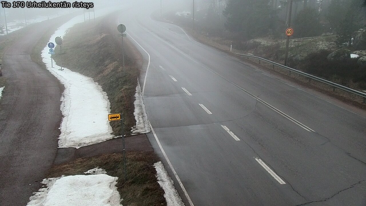 Kelikamerat Kuva Tie 170 Virolahti Urheilukentän risteys, Virolahti, Kymenlaakso
