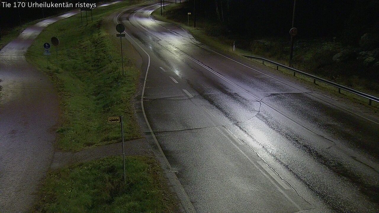 Kelikamerat Kuva Tie 170 Virolahti Urheilukentän risteys, Virolahti, Kymenlaakso