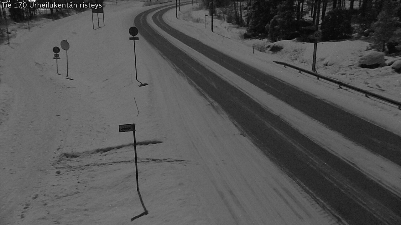 Kelikamerat Kuva Tie 170 Virolahti Urheilukentän risteys, Virolahti, Kymenlaakso