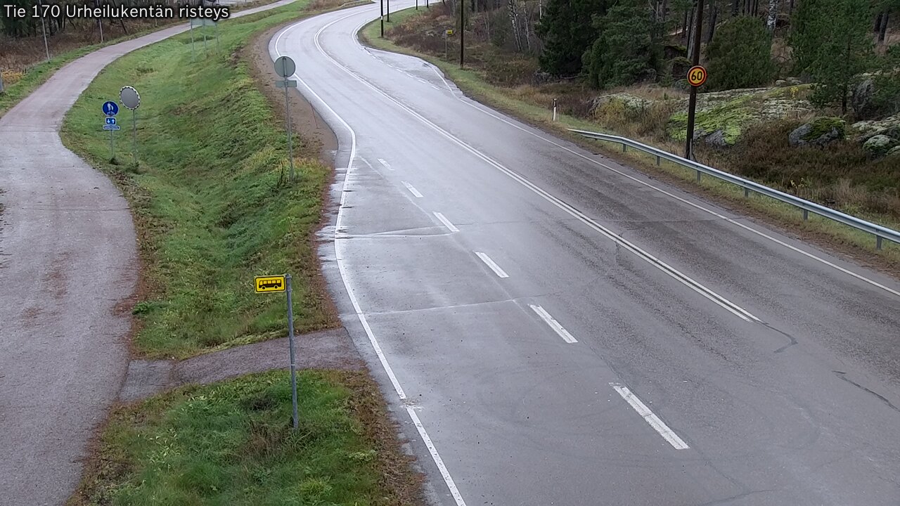 Kelikamerat Kuva Tie 170 Virolahti Urheilukentän risteys, Virolahti, Kymenlaakso