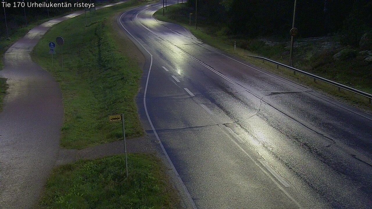 Kelikamerat Kuva Tie 170 Virolahti Urheilukentän risteys, Virolahti, Kymenlaakso