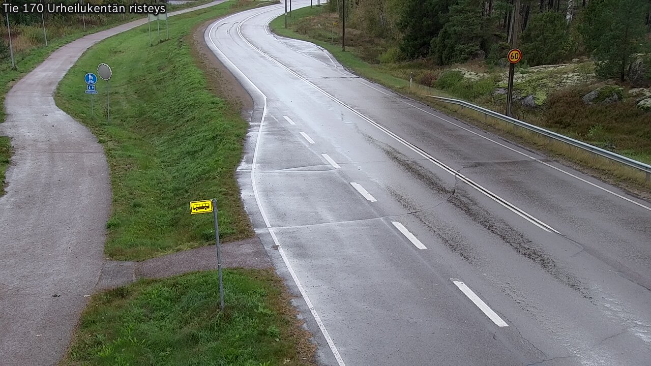 Kelikamerat Kuva Tie 170 Virolahti Urheilukentän risteys, Virolahti, Kymenlaakso