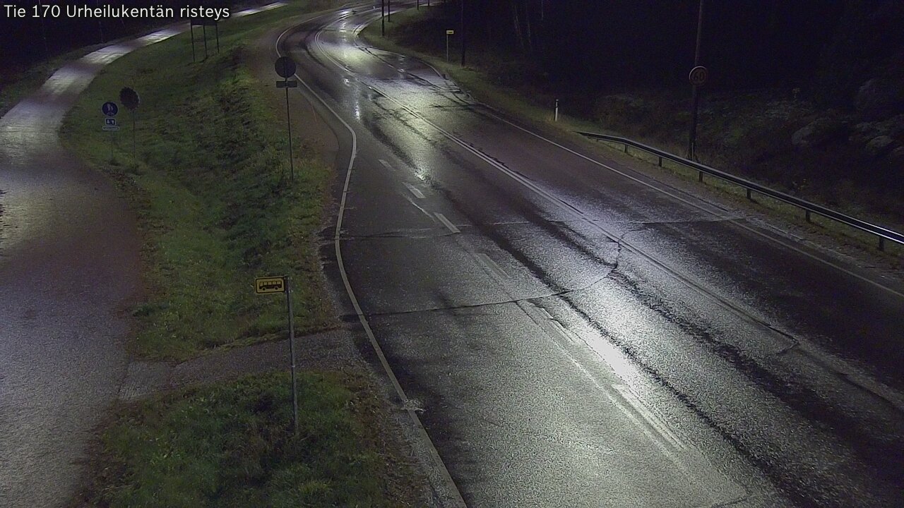 Kelikamerat Kuva Tie 170 Virolahti Urheilukentän risteys, Virolahti, Kymenlaakso