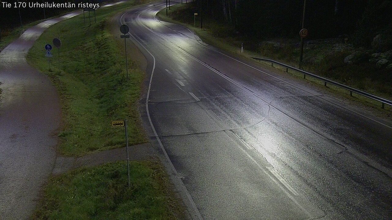 Kelikamerat Kuva Tie 170 Virolahti Urheilukentän risteys, Virolahti, Kymenlaakso