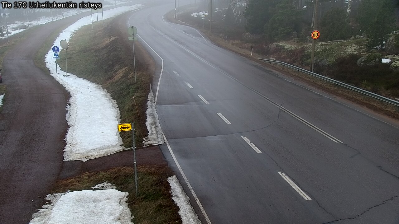 Kelikamerat Kuva Tie 170 Virolahti Urheilukentän risteys, Virolahti, Kymenlaakso