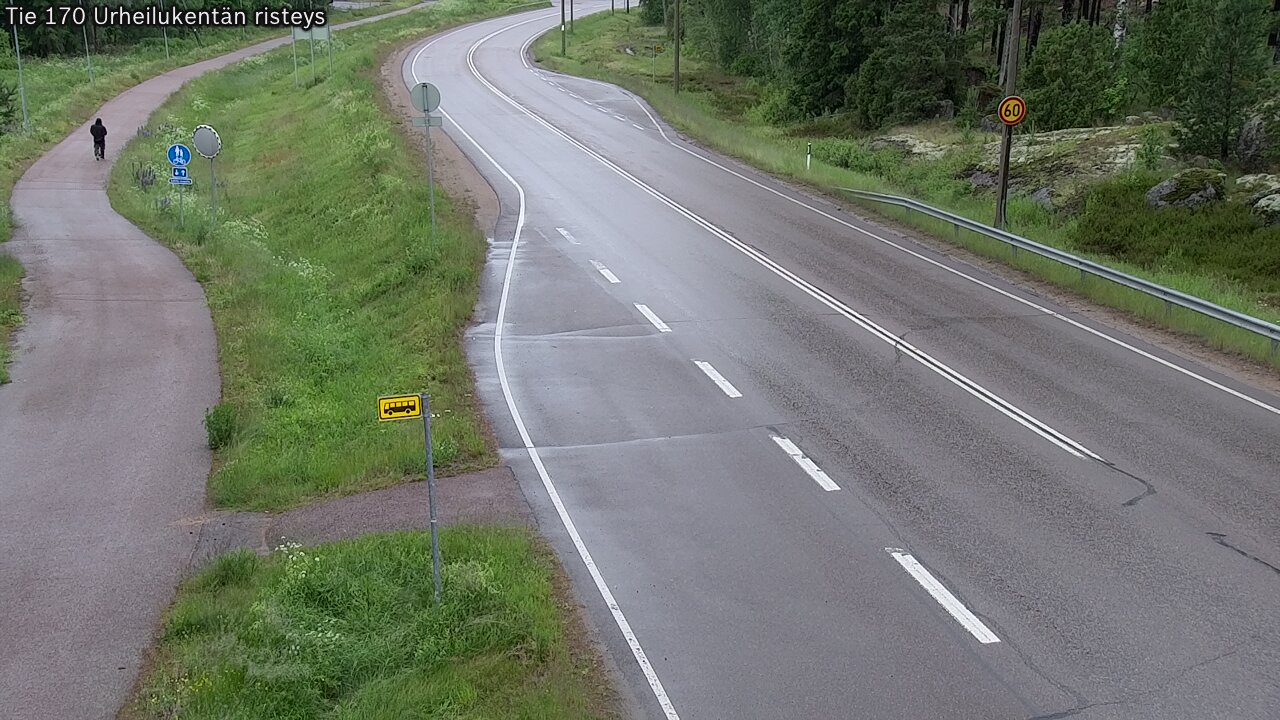 Weather Camera Image Road 170 Virolahti Sports field crossing, Virolahti, Kymenlaakso