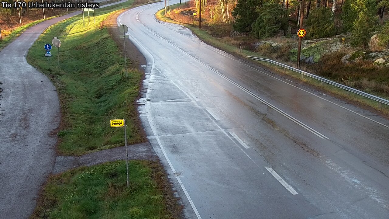 Kelikamerat Kuva Tie 170 Virolahti Urheilukentän risteys, Virolahti, Kymenlaakso