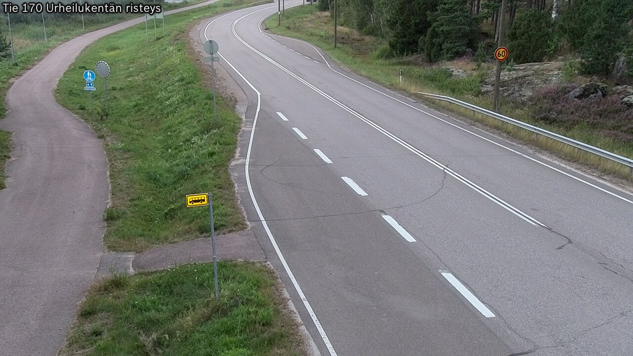 Kelikamerat Kuva Tie 170 Virolahti Urheilukentän risteys, Virolahti, Kymenlaakso