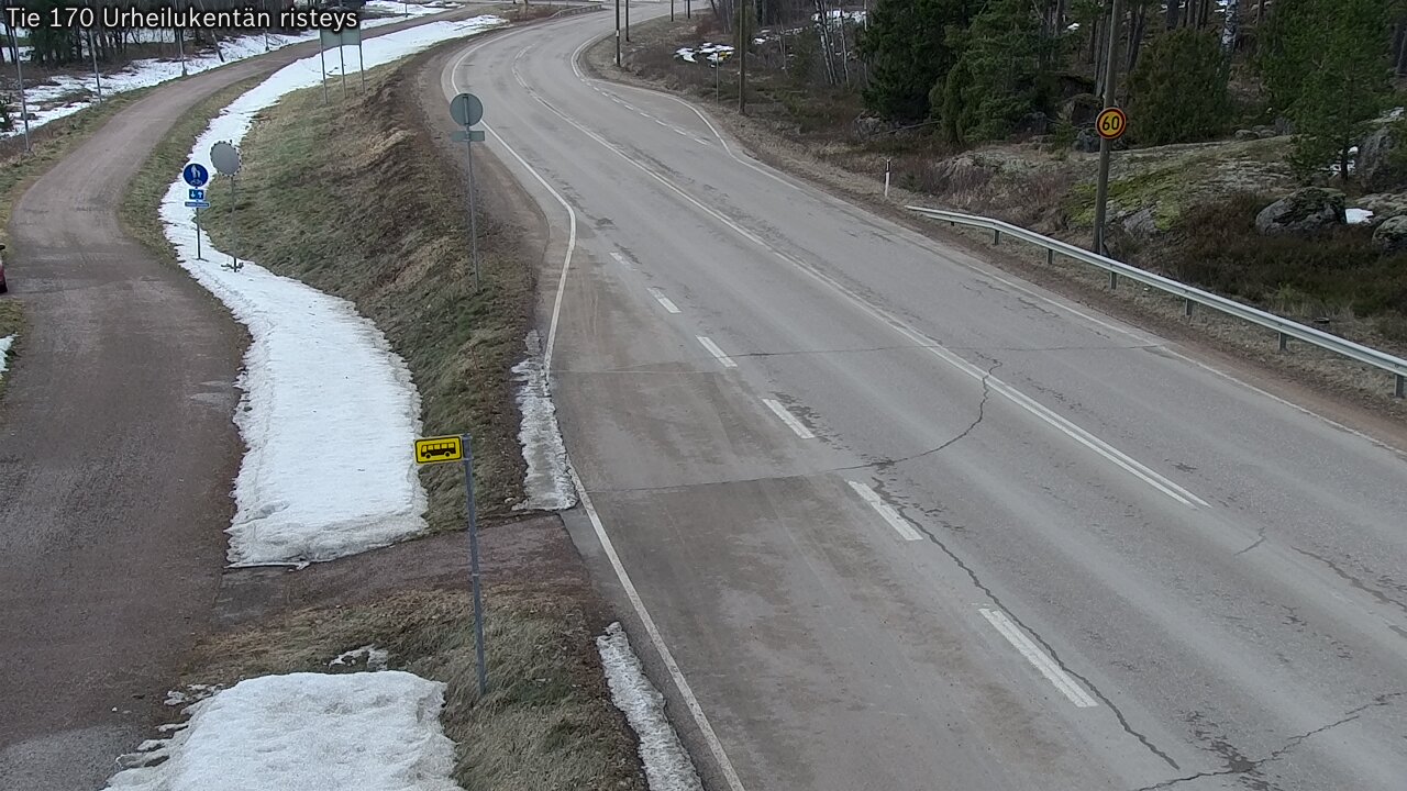 Weather Camera Image Road 170 Virolahti Sports field crossing, Virolahti, Kymenlaakso