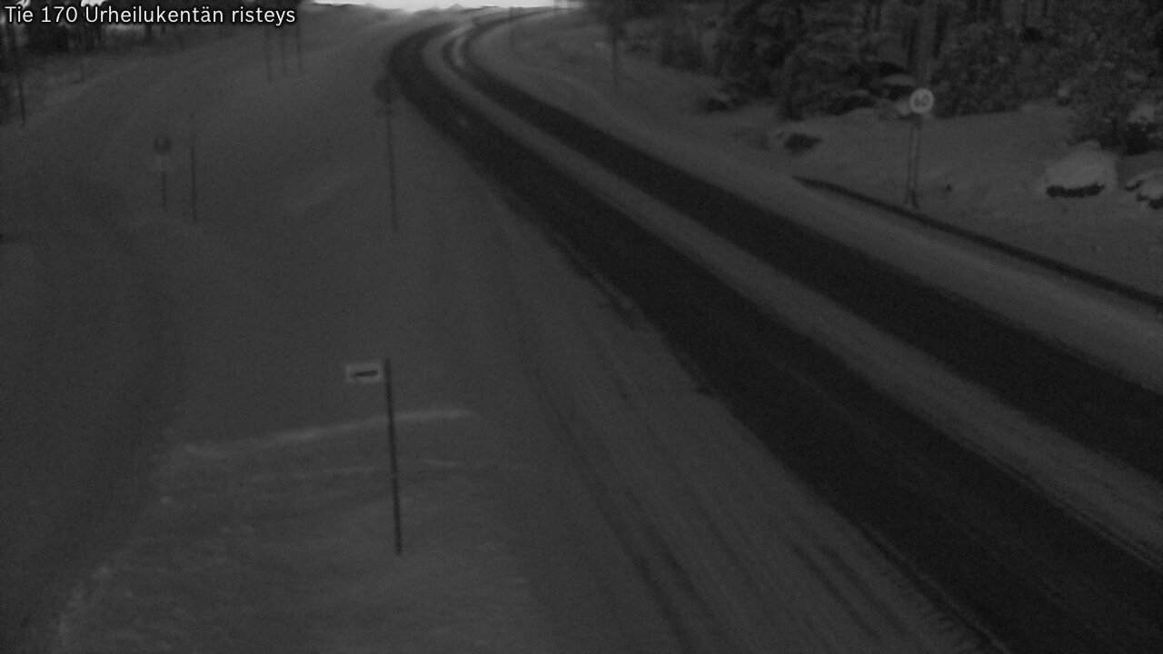 Kelikamerat Kuva Tie 170 Virolahti Urheilukentän risteys, Virolahti, Kymenlaakso