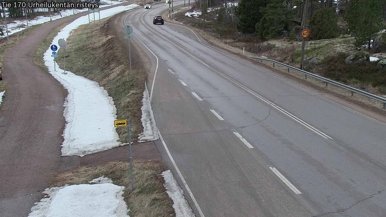 Kelikamerat Kuva Tie 170 Virolahti Urheilukentän risteys, Virolahti, Kymenlaakso