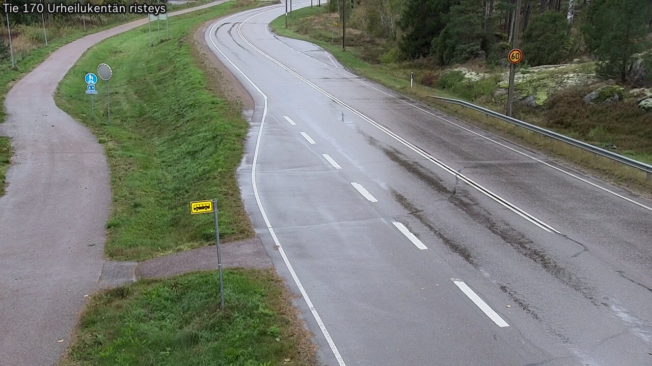 Kelikamerat Kuva Tie 170 Virolahti Urheilukentän risteys, Virolahti, Kymenlaakso