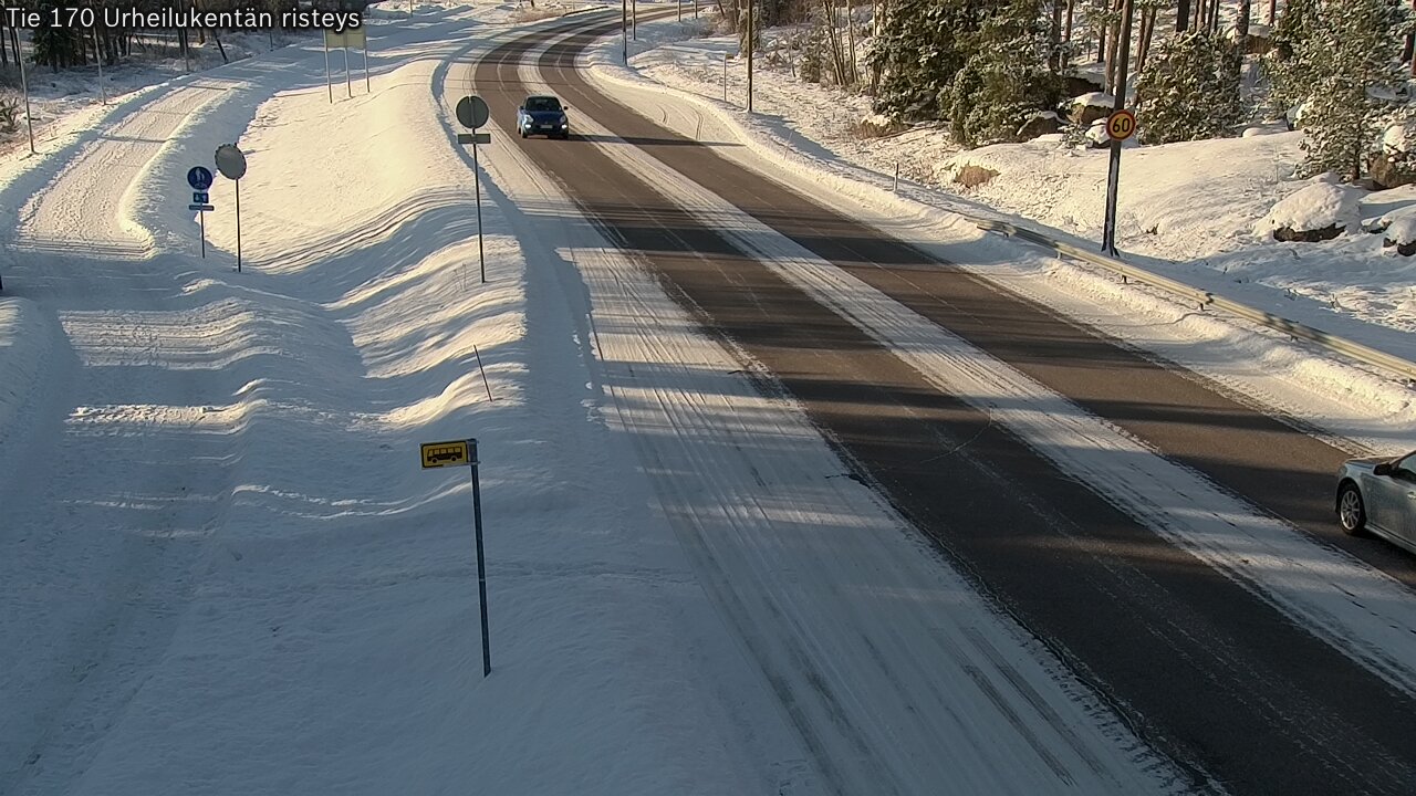 Weather Camera Image Road 170 Virolahti Sports field crossing, Virolahti, Kymenlaakso