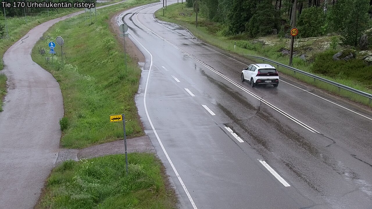 Kelikamerat Kuva Tie 170 Virolahti Urheilukentän risteys, Virolahti, Kymenlaakso