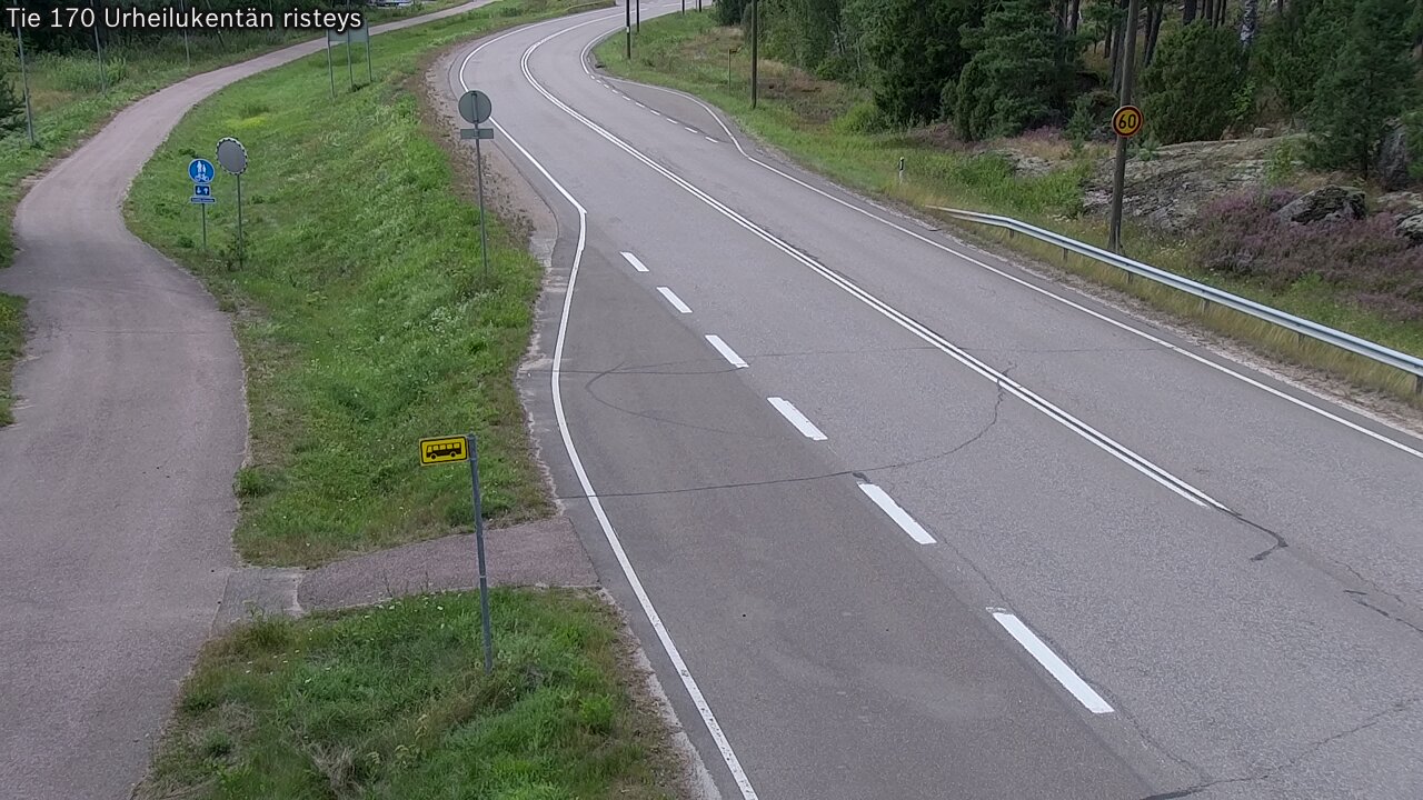 Kelikamerat Kuva Tie 170 Virolahti Urheilukentän risteys, Virolahti, Kymenlaakso