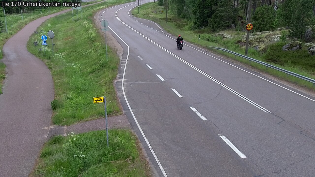 Kelikamerat Kuva Tie 170 Virolahti Urheilukentän risteys, Virolahti, Kymenlaakso