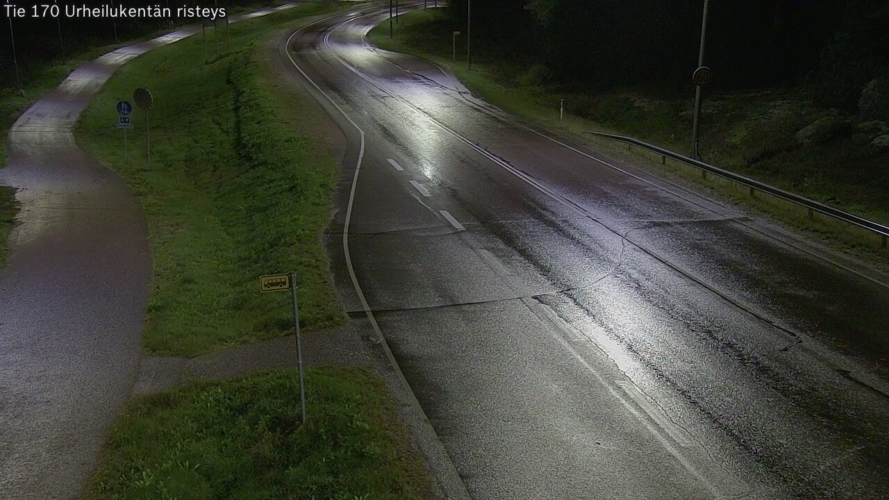 Kelikamerat Kuva Tie 170 Virolahti Urheilukentän risteys, Virolahti, Kymenlaakso