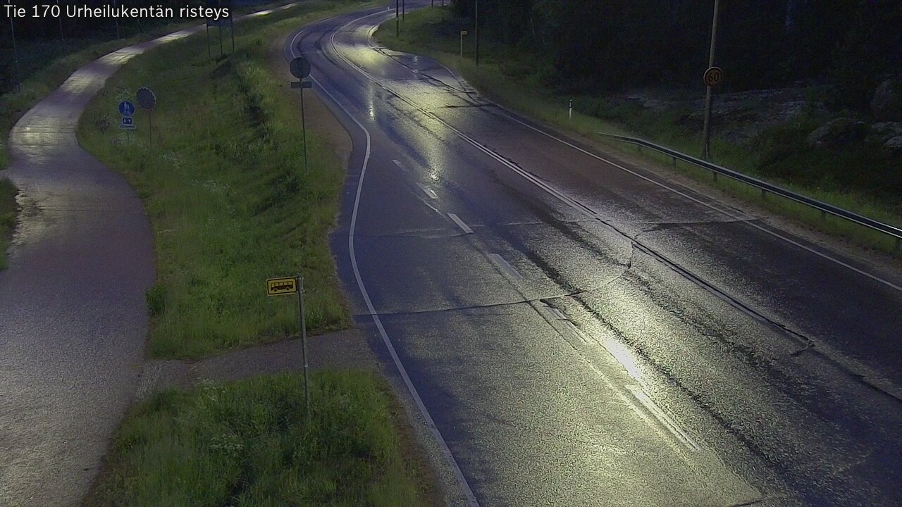 Kelikamerat Kuva Tie 170 Virolahti Urheilukentän risteys, Virolahti, Kymenlaakso