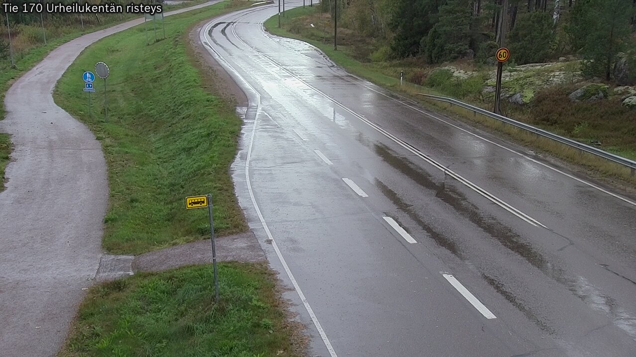 Kelikamerat Kuva Tie 170 Virolahti Urheilukentän risteys, Virolahti, Kymenlaakso