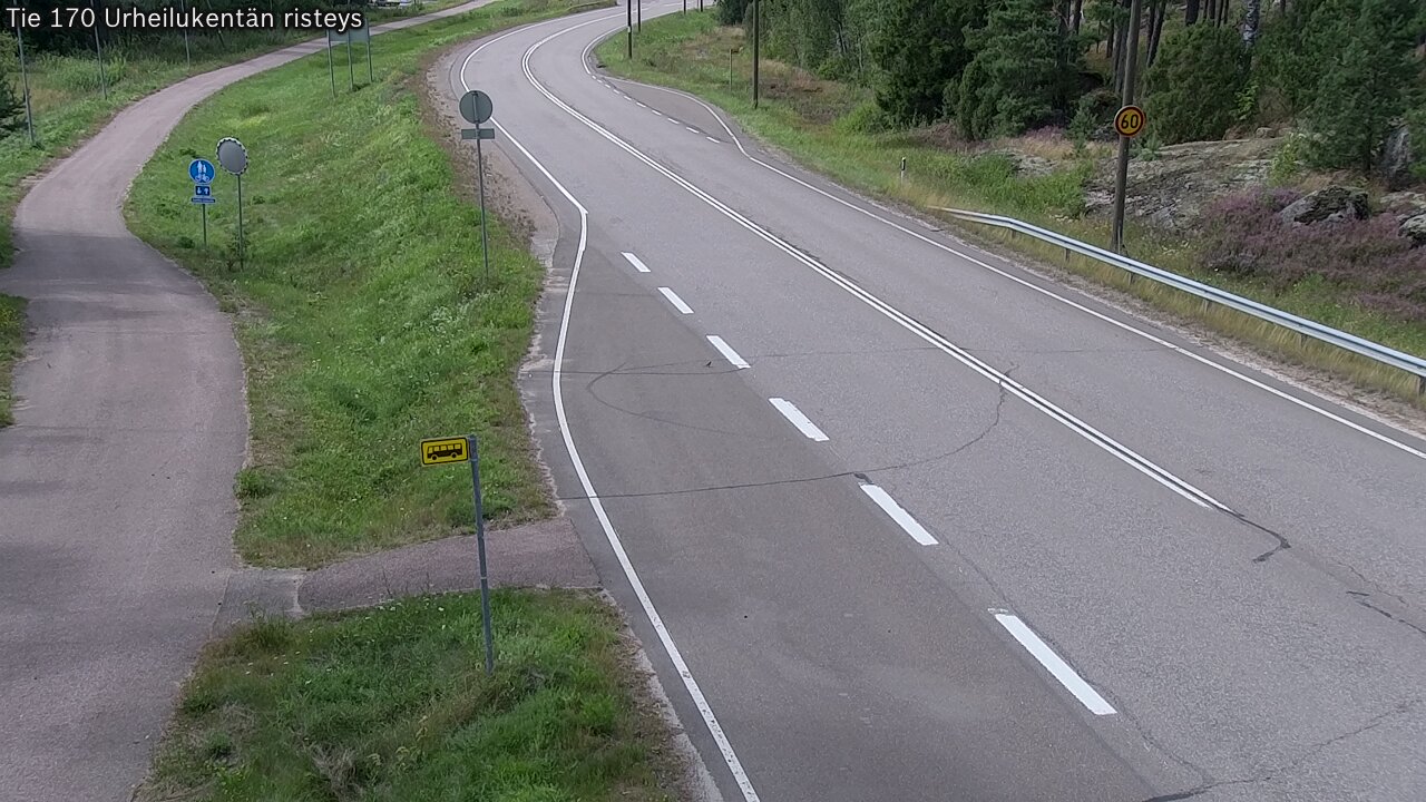 Kelikamerat Kuva Tie 170 Virolahti Urheilukentän risteys, Virolahti, Kymenlaakso