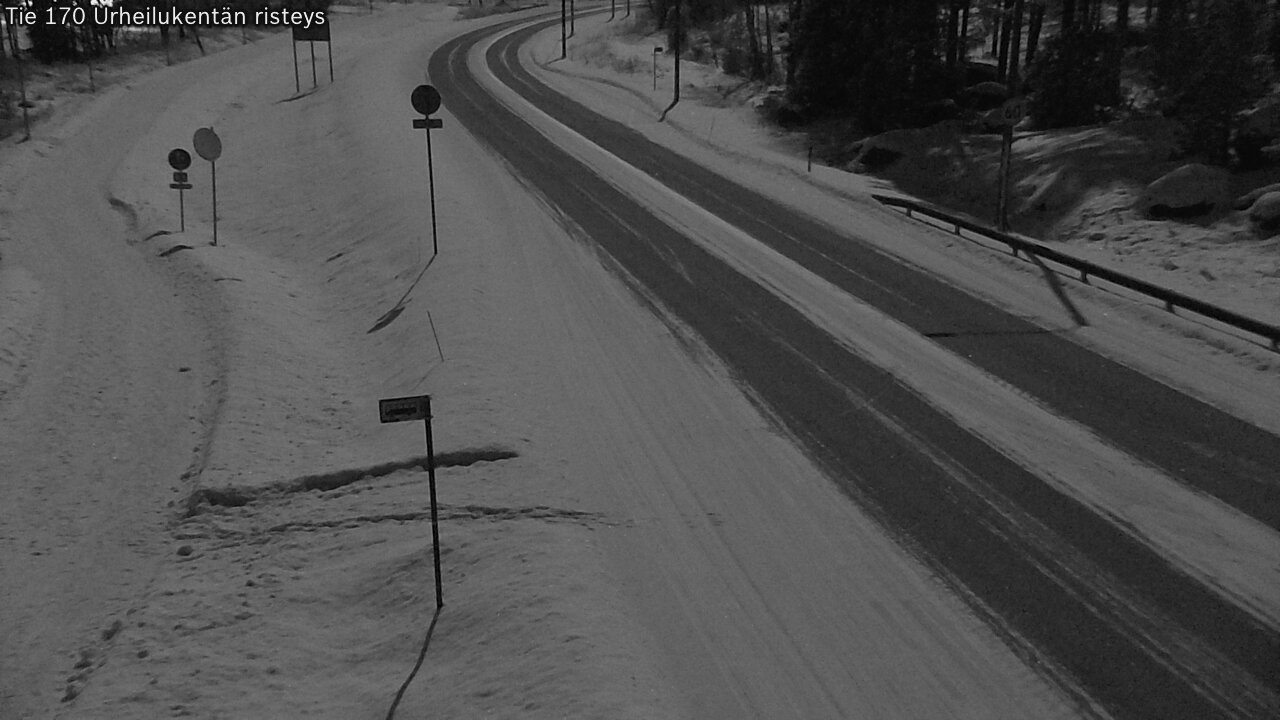 Kelikamerat Kuva Tie 170 Virolahti Urheilukentän risteys, Virolahti, Kymenlaakso