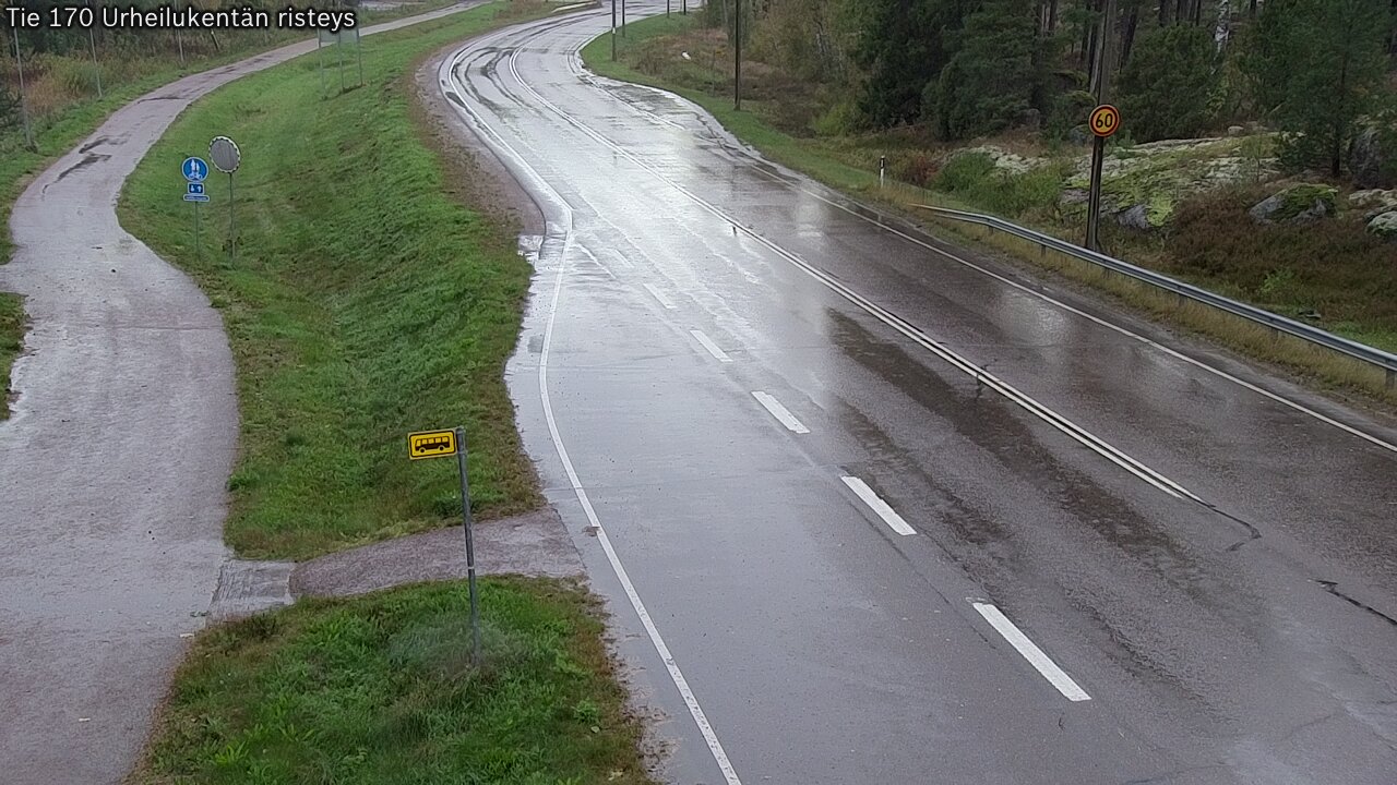 Kelikamerat Kuva Tie 170 Virolahti Urheilukentän risteys, Virolahti, Kymenlaakso