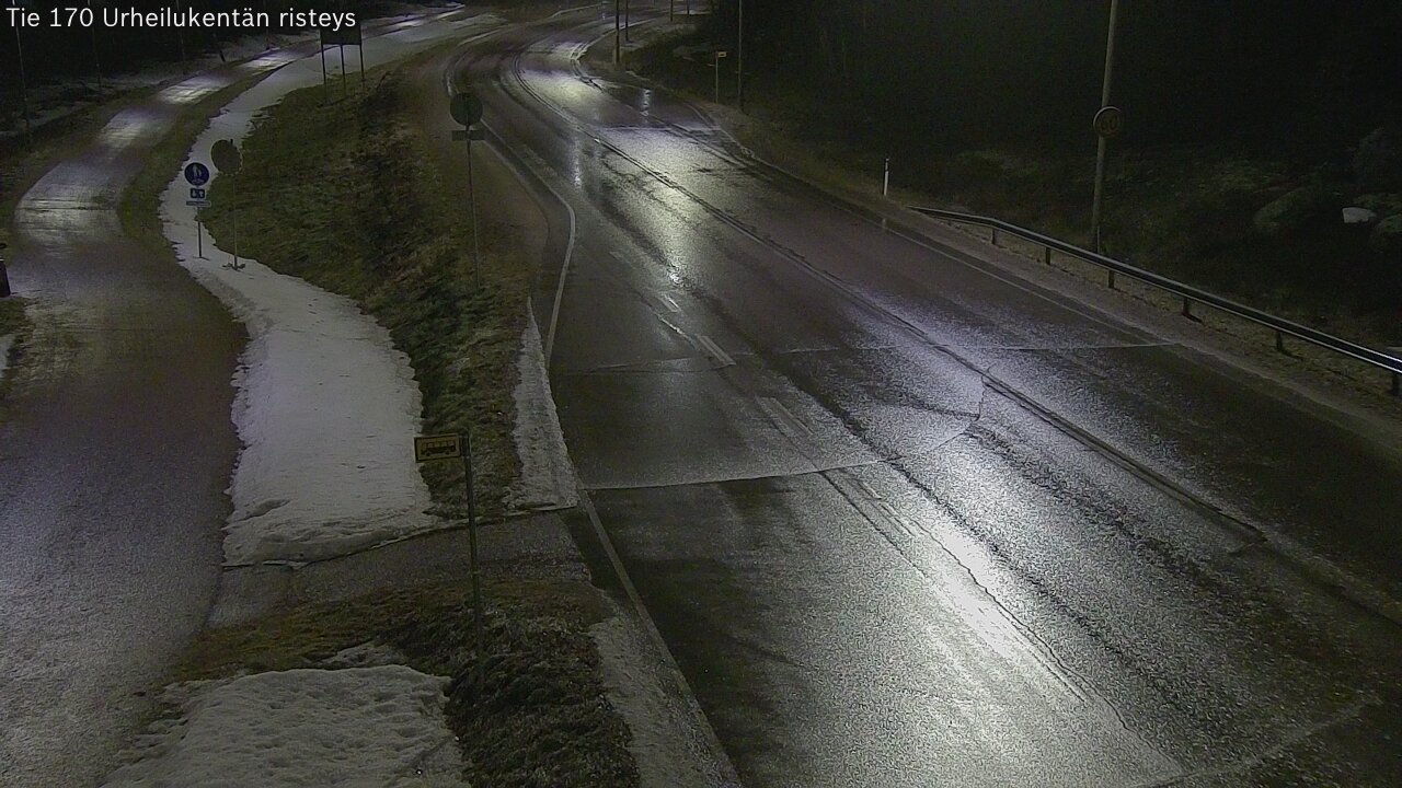 Kelikamerat Kuva Tie 170 Virolahti Urheilukentän risteys, Virolahti, Kymenlaakso