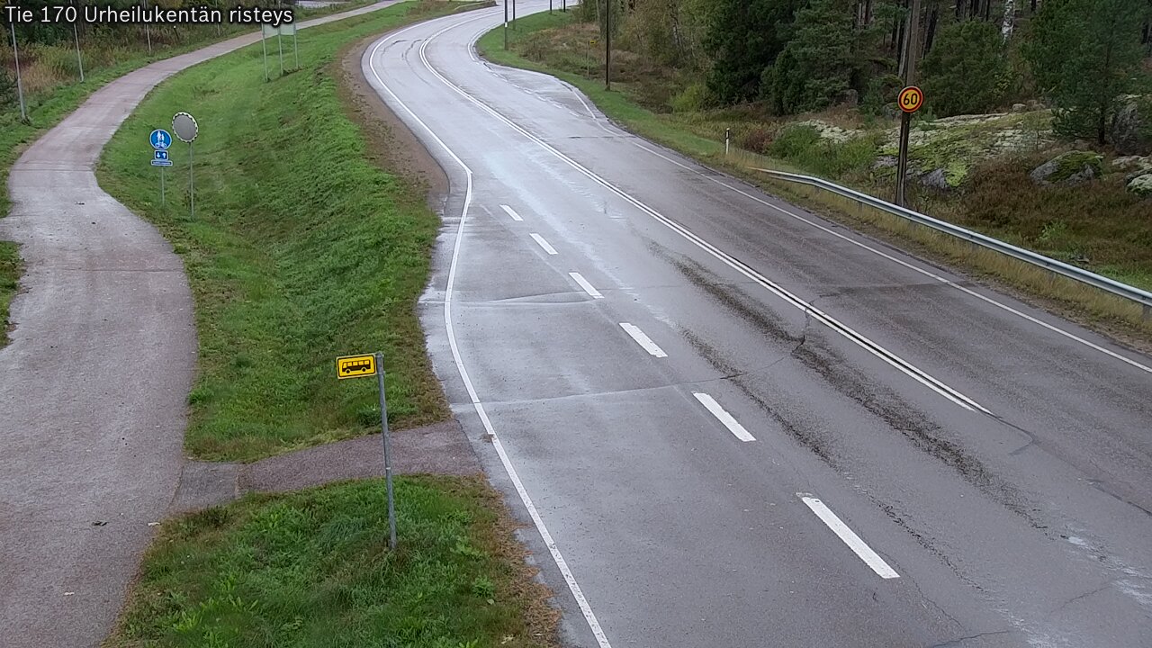 Kelikamerat Kuva Tie 170 Virolahti Urheilukentän risteys, Virolahti, Kymenlaakso