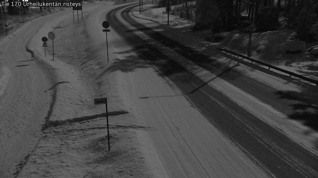 Kelikamerat Kuva Tie 170 Virolahti Urheilukentän risteys, Virolahti, Kymenlaakso