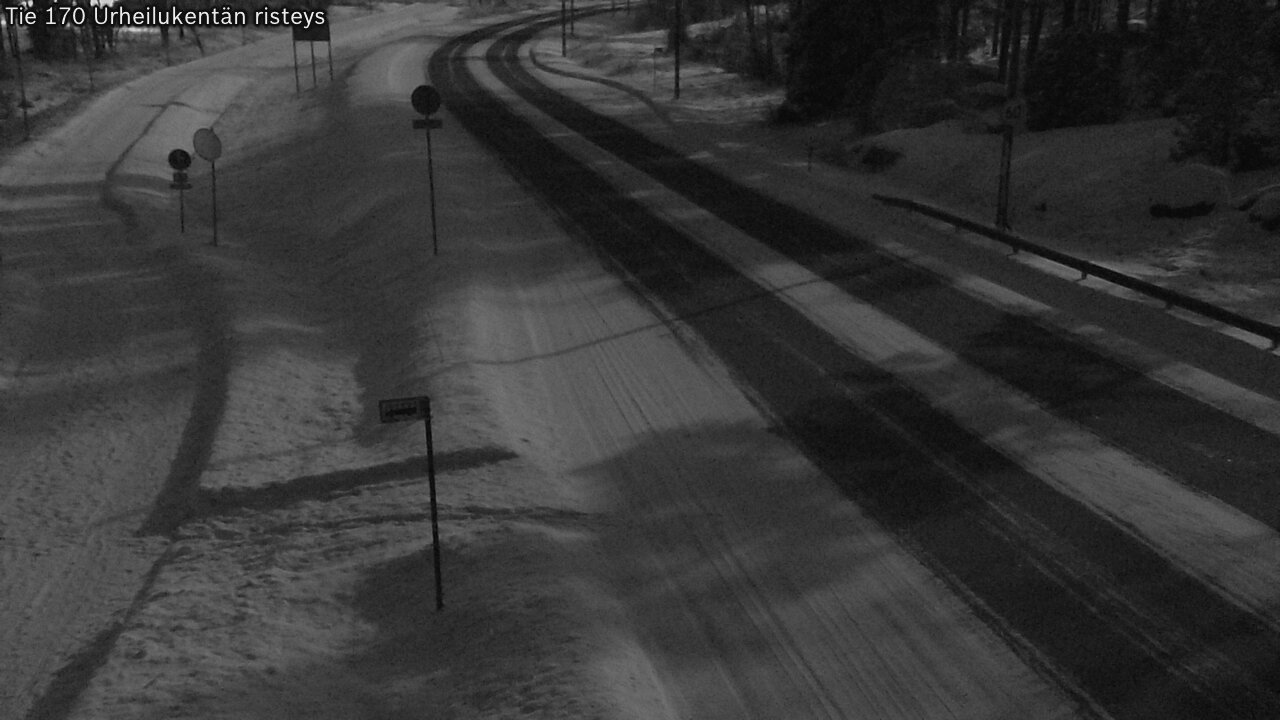 Kelikamerat Kuva Tie 170 Virolahti Urheilukentän risteys, Virolahti, Kymenlaakso