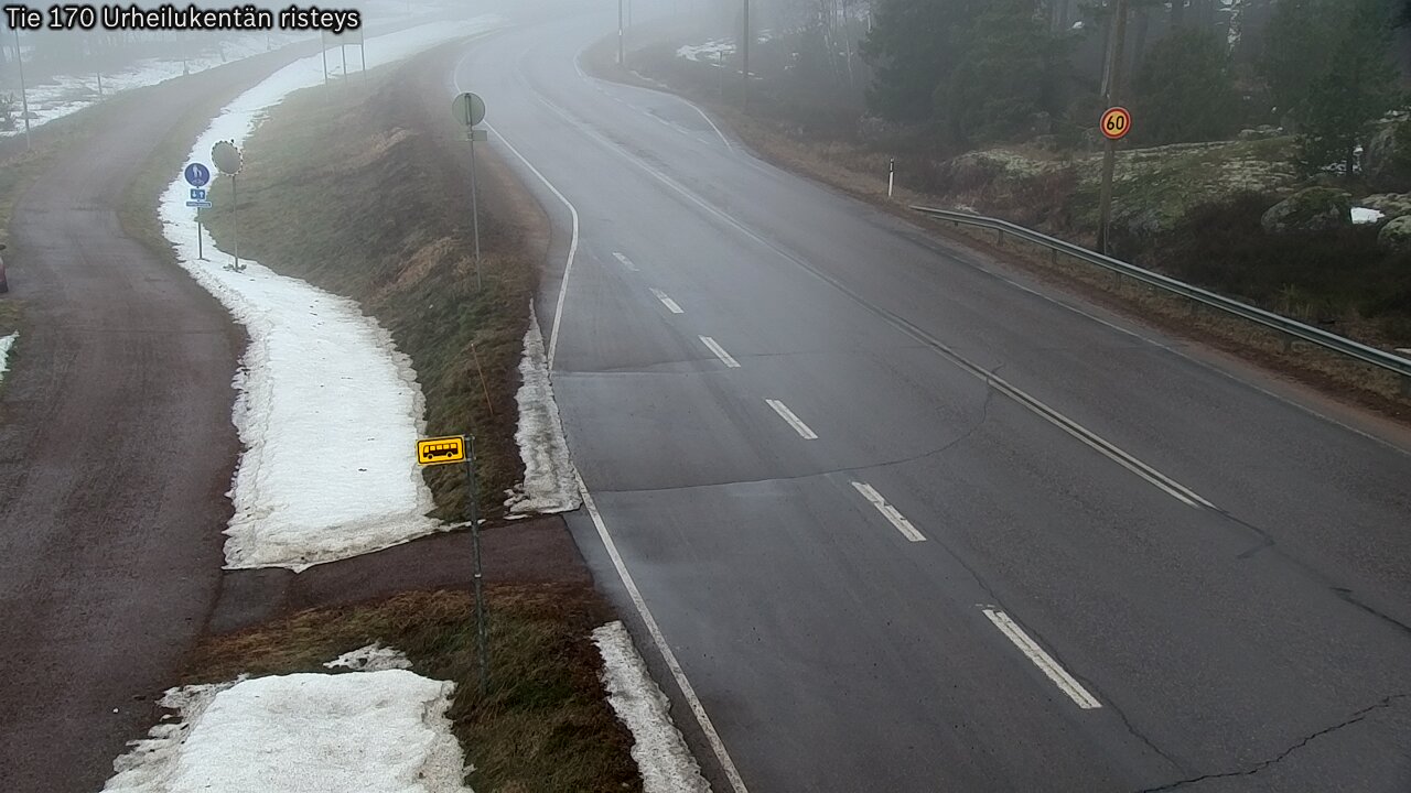 Kelikamerat Kuva Tie 170 Virolahti Urheilukentän risteys, Virolahti, Kymenlaakso