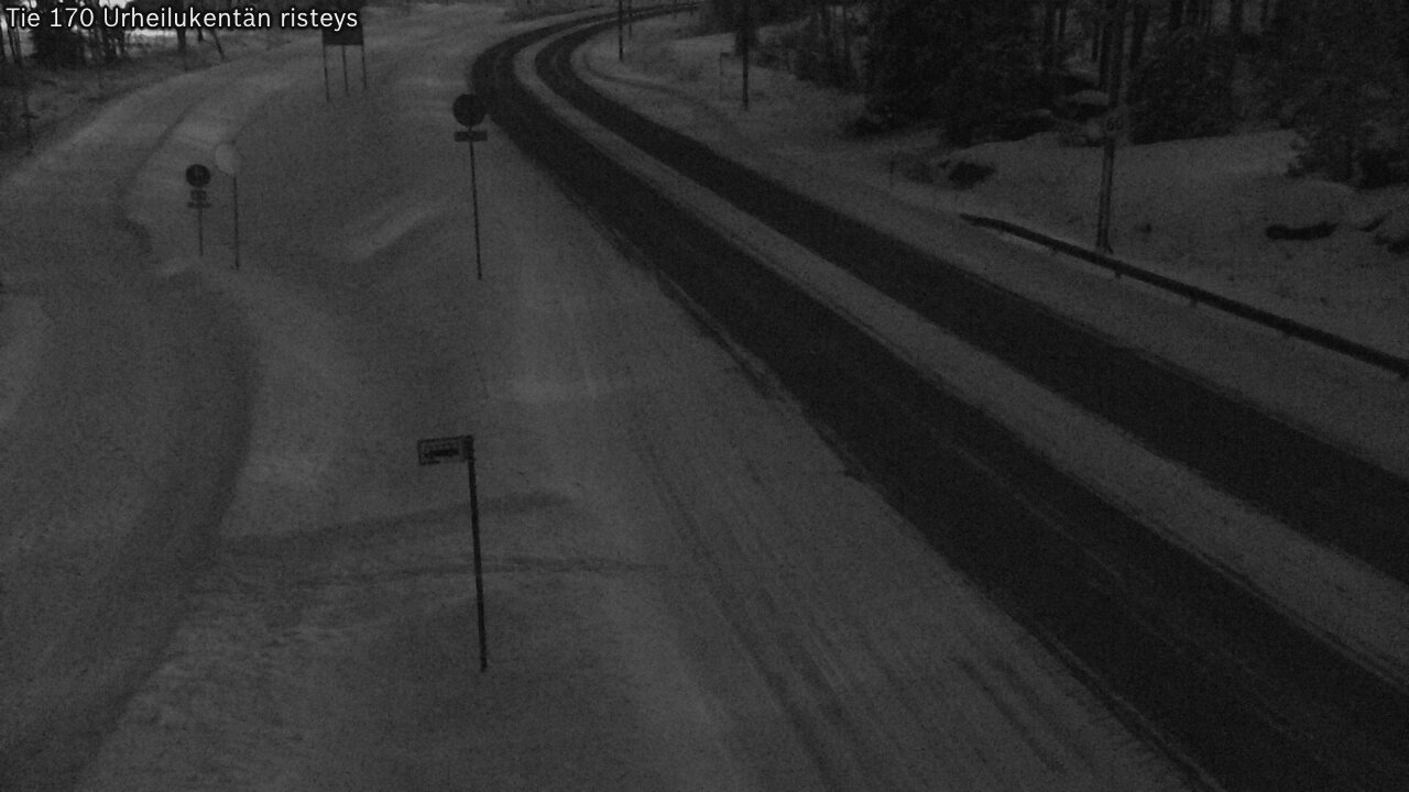 Kelikamerat Kuva Tie 170 Virolahti Urheilukentän risteys, Virolahti, Kymenlaakso