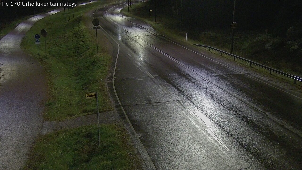 Kelikamerat Kuva Tie 170 Virolahti Urheilukentän risteys, Virolahti, Kymenlaakso